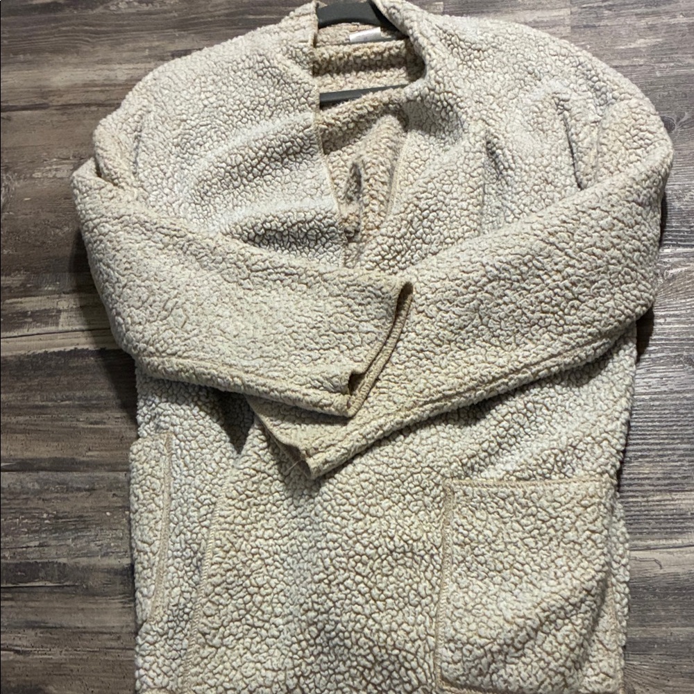 Secret Treasures Cream Sherpa Jacket